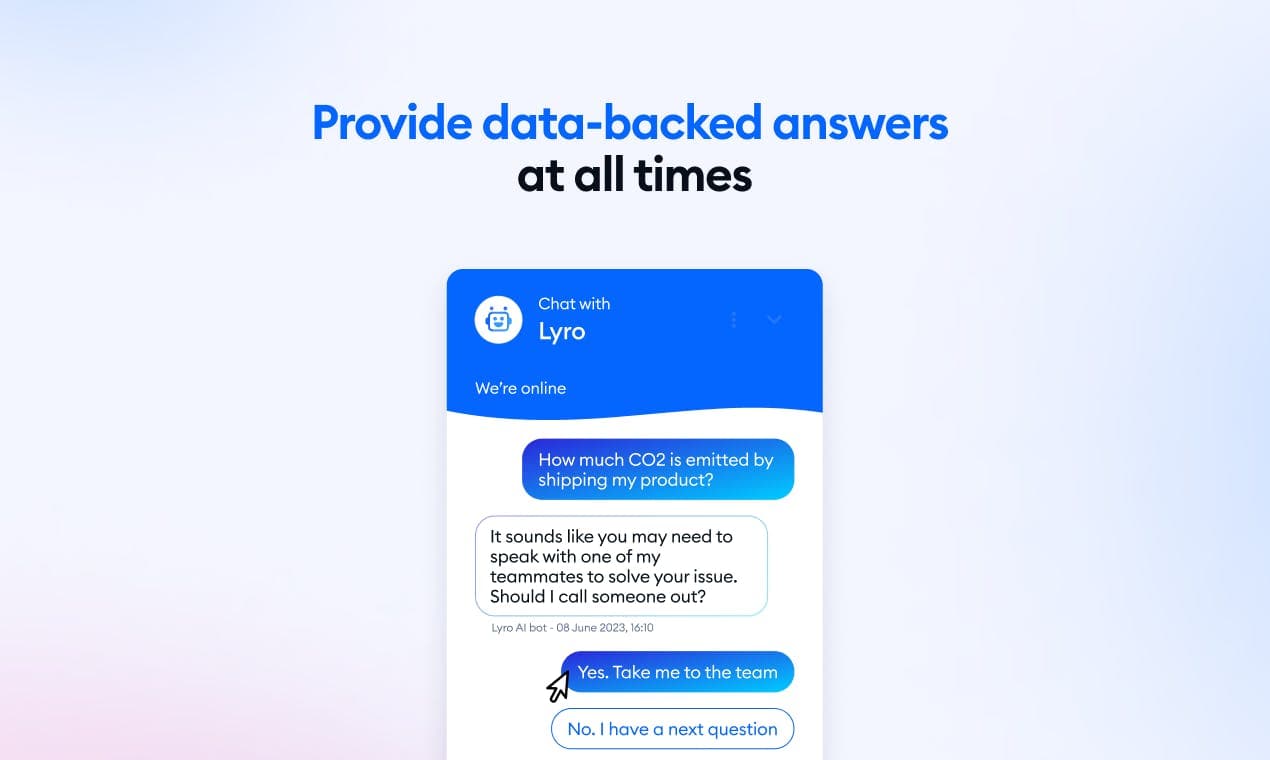 Lyro AI by Tidio screenshot 5