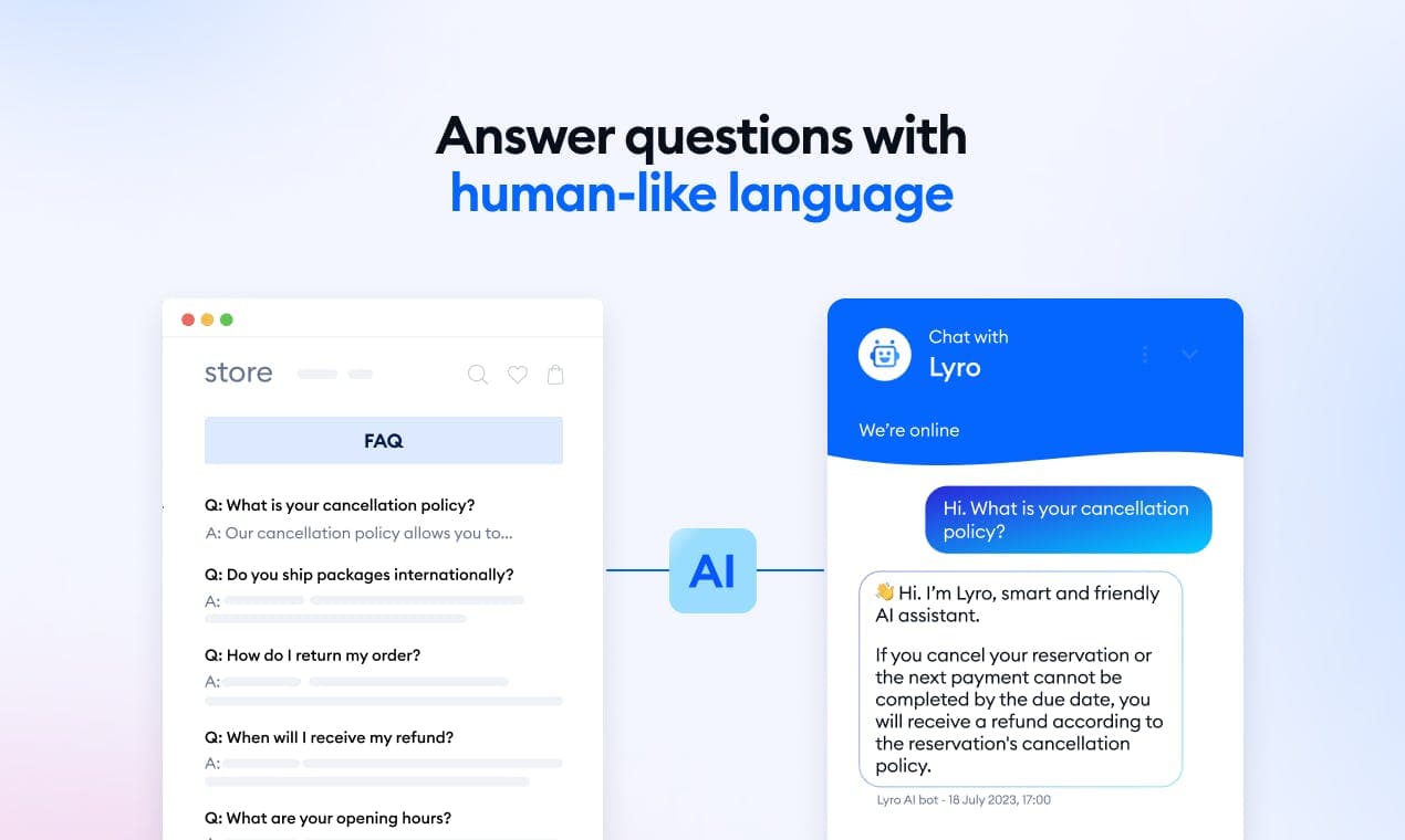 Lyro AI by Tidio screenshot 6